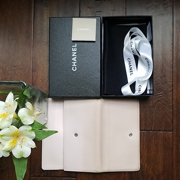 🚫SOLD🚫 Chanel Pink Tri-Fold Caviar Wallet/Clutch - Picture 6 of 8